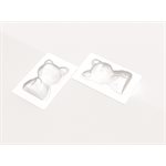 Moulds Renard for 5 pieces 13x8 cm P 8 cm