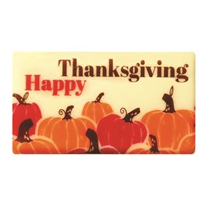 RECTANGLES WHITE CHOCHAPPY THANKSGIVING 5X2.8 CM