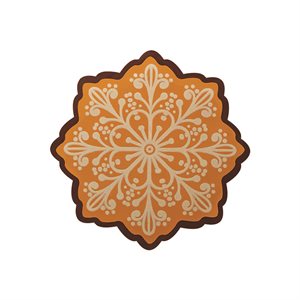 BISCUITÉS DECORATIONS GRANDS FLOCONS 3 DESIGNS