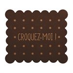 DECORATIONS BISCUITÉS CROQUEZ MOI 5X4.3 CM