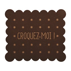 DECORATIONS BISCUITÉS CROQUEZ MOI 5X4.3 CM