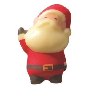 SANTA WHITE CHOC HELLO 4.5X3 CM