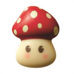 MUSHROOMS WHITE CHOC CHOUPIS 9 DESIGNS 2.9X2.3 CM