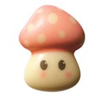 MUSHROOMS WHITE CHOC CHOUPIS 9 DESIGNS 2.9X2.3 CM
