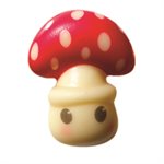 MUSHROOMS WHITE CHOC CHOUPIS 9 DESIGNS 2.9X2.3 CM