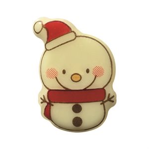 WHITE CHOC DECORS PERSONNAGES HIVERNAUX 5 DESIGNS