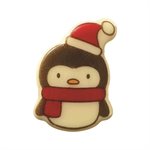 WHITE CHOC DECORS PERSONNAGES HIVERNAUX 5 DESIGNS