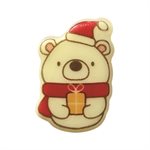 WHITE CHOC DECORS PERSONNAGES HIVERNAUX 5 DESIGNS