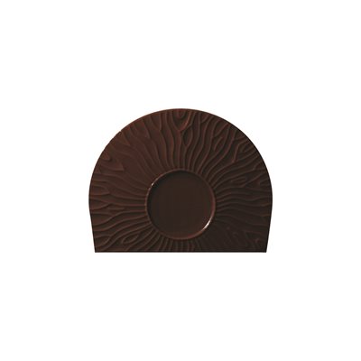 SMALL ENDS OF YULE LOG DARK CHOC IRIS 2 DESIGNS 6.1X4.8 CM