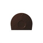 SMALL ENDS OF YULE LOG DARK CHOC IRIS 2 DESIGNS 6.1X4.8 CM
