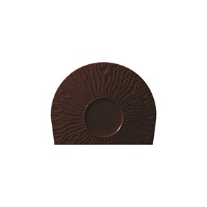 SMALL ENDS OF YULE LOG DARK CHOC IRIS 2 DESIGNS 6.1X4.8 CM