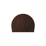 SMALL ENDS OF YULE LOG DARK CHOC IRIS 2 DESIGNS 6.1X4.8 CM