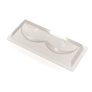 MOULDS MOUSTACHE FOR 12 PIECES 19X6 CM H.2 CM