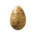 EGGS WHITE CHOC INCA 4 DESIGNS 4X2.7 CM