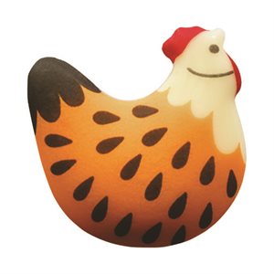 HENS WHITE CHOC BASSE-COUR 5 DESIGNS