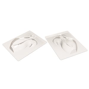 MOULDS COQ COCORICO FOR 6 PCES 12X11.55 CM H.3.76 CM P.7.53