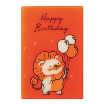 RECTANGLES COMPOUND HAPPY BIRTHDAY 5 DESIGNS 6X4 CM