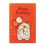 RECTANGLES COMPOUND HAPPY BIRTHDAY 5 DESIGNS 6X4 CM