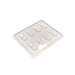 MOULDS FOR MARSHMALLOW RUDOLPHE FOR 80 PIECES 8.5X5.2 CM