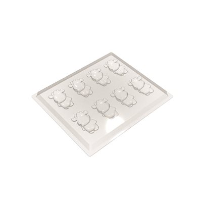 MOULDS FOR MARSHMALLOW MAGGY FOR 80 PIECES 7.9X5.15 CM P. 1.7 CM