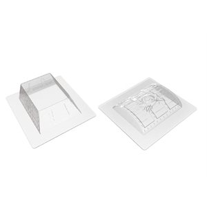 MOULDS COFFRE AU TRÉSOR FOR 8 PIECES 13X10 CM P.8.5 CM