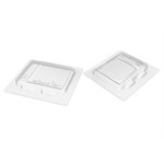 MOULDS CHOC TV FOR 4 PIECES 14.54X11.5 CM P.3.6 CM