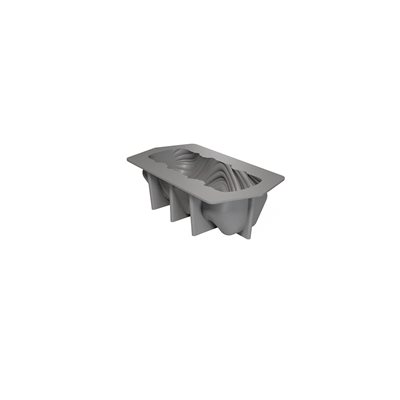 SILICONE MOULD BÛCHE TORSADE FOR 1 PIÈCE 19.3X9.2 CM