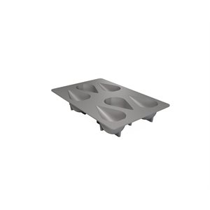 SILICONE MOULD LARME FOR 6 PIÈCES 9.2X5.7 CM H 4.3 CM