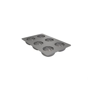 SILICONE MOULD TWIST FOR 6 PIÈCES Ø 7.5 CM H 3.5 CM