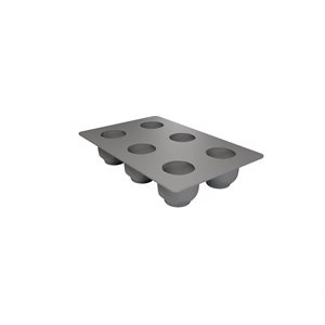 SILICONE MOULD ROSE FOR 6 PIÈCES Ø 6 CM H 5.4 CM