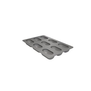 SILICONE MOULD OVOÏDE FOR 6 PIÈCES 8.2X4.3 CM H 3.2 CM