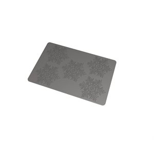 SILICONE MAT FLOCON ARCTIQUE FOR 5 IMPRINTS Ø 10.1CM