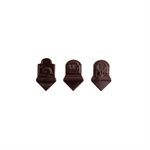 TOMBSTONE TRIO, DARK CHOC, 1.4 IN X 2.2 IN, 80 PCS