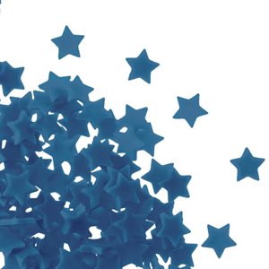 SPRINKLE SHINY BLUE STARS POT 200G