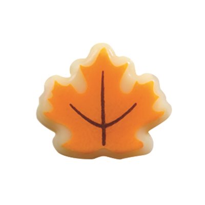 Mini leaves white choc Vert et or 4 designs