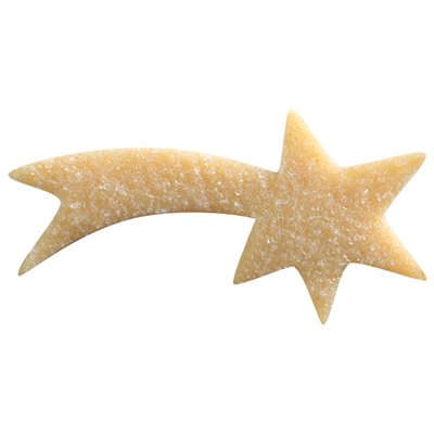 Shootings stars White choc cristallised 6.6x3.5 cm