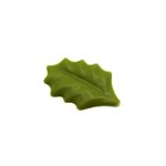 HOLLY LEAF, GREEN CHOC, 1 IN X 2 IN, 100 PCS