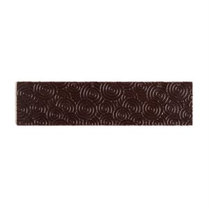 Spirals Textured Bar, Dark Chocolate, 66 pcs