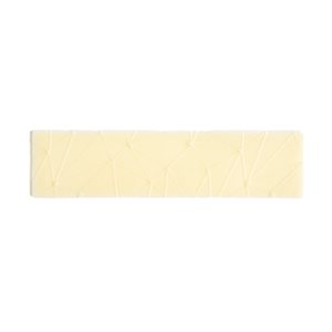 Geometrical Angles Textured Bar, White Chocolate, 66 pcs