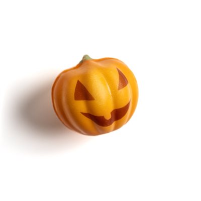 JACK-O-LANTERN 3D WHITE CHOC 3X2.9CM, 88PC