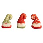 HOLIDAY GNOMES WHITE COMP, 2.5-4CM, 60PC