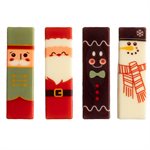 SEASON GREETINGS WHITE COMP, 7X2CM, 110PC