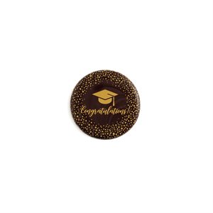 GRADUATION, DARK CHOCOLATE, 4CM, 96PC