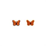 MONARCH BUTTERFLIES DUO, WH CHOCO, 3X2.2CM, 208PC