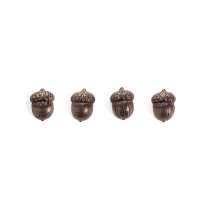 ACORN ASSORTMENT, DARK COMP, 0.7 IN X 1 IN, 143 PCS