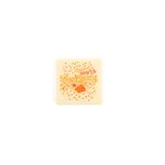 THANKSGIVING SQUARE, WHITE CHOC, 1.6 IN X 1.6 IN, 96 PCS