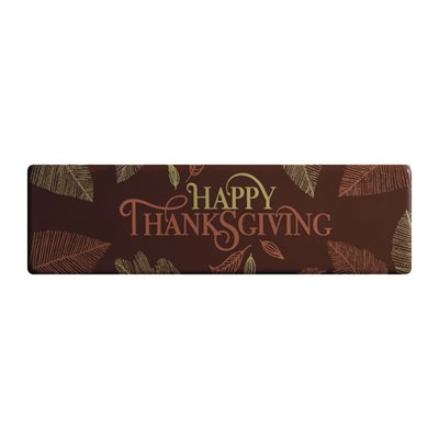 Rectangles dark choc Happy Thanksgiving 7x2 cm