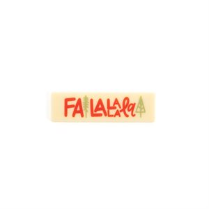 FA LA LA, WHITE CHO, 7X2CM, 110PCS