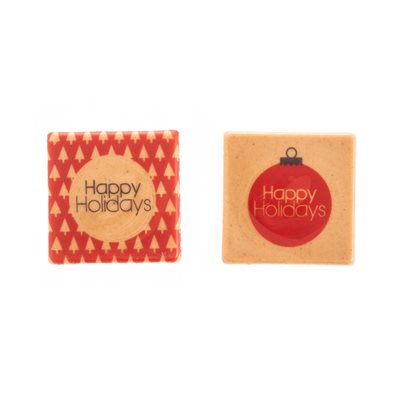 HAPPY HOLIDAYS DUO II, BLND CHO, 3.5X3.5CM, 140PCS