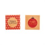 HAPPY HOLIDAYS DUO, BLONDE CHOC, 1.1 IN X 1.3 IN, 140 PCS 